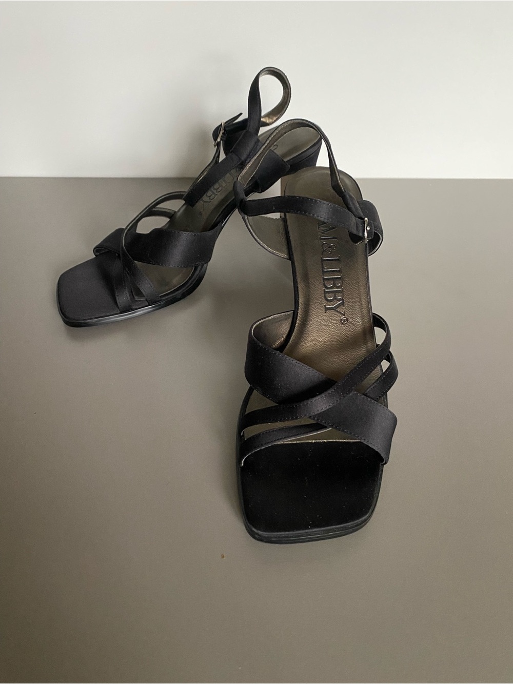 Satin strappy heels - Sam & Libby